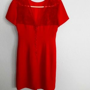 Donna Morgan red sequenced dress